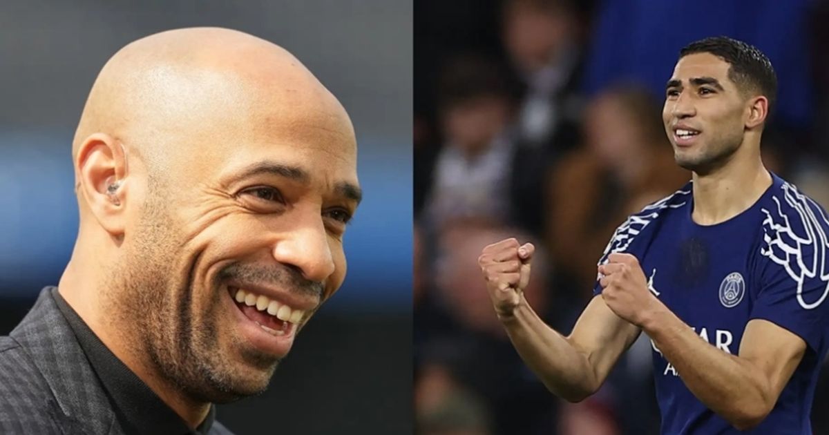 الأسطورة تييري هنري يفاجئ المغربي أشرف حكيمي بـ”اللغة …