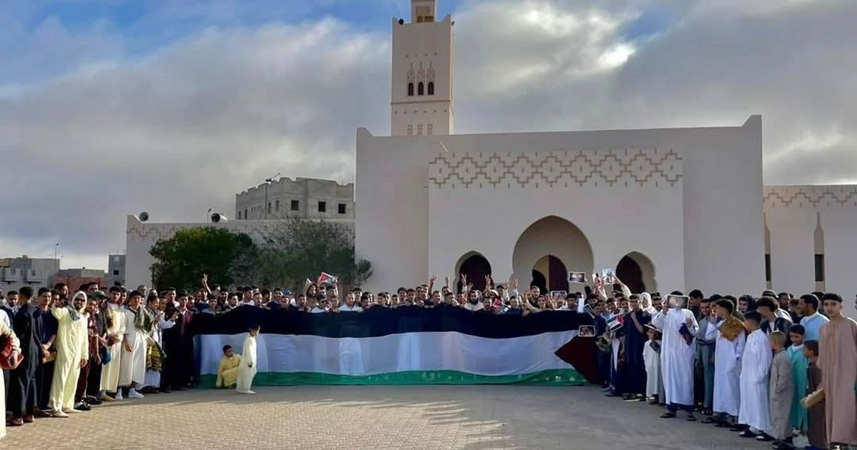 المغرب يتوشّح الكوفية في العيد.. مسيرات ووقفات تضامنية …