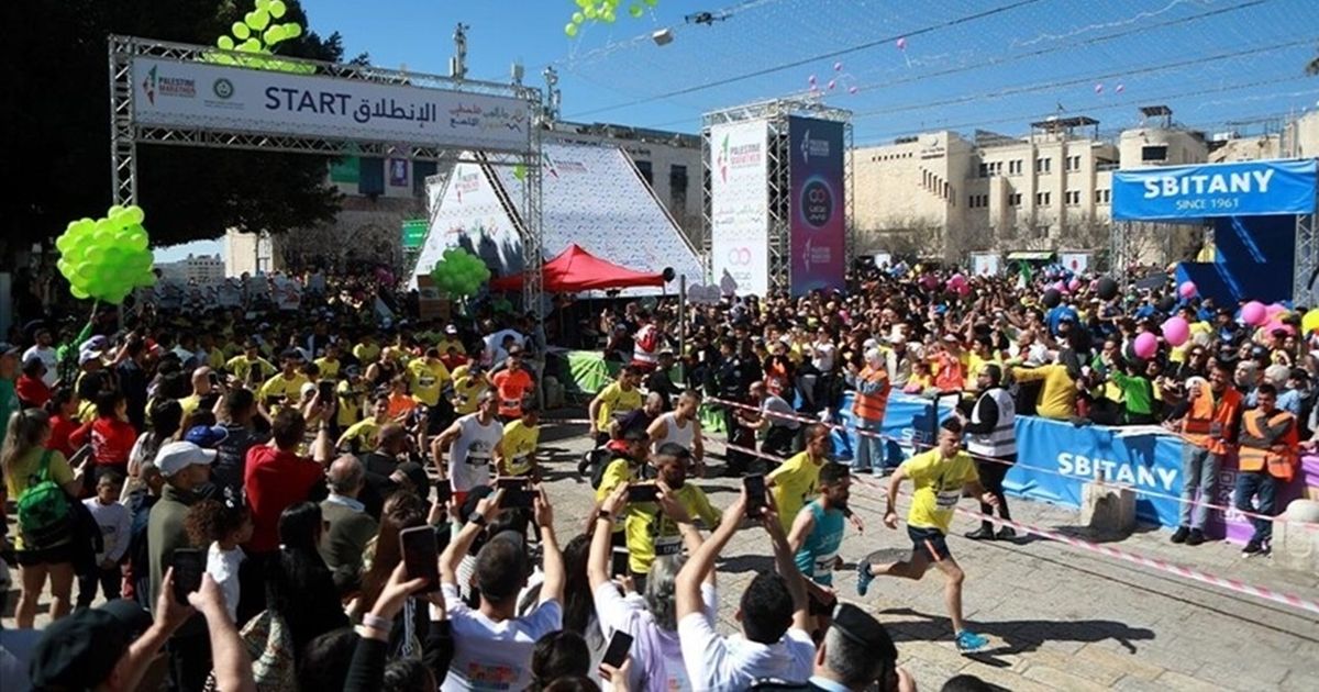 ماراثون فلسطين الدولي ينطلق من بيت لحم وغزة بعد عامين من التوقف