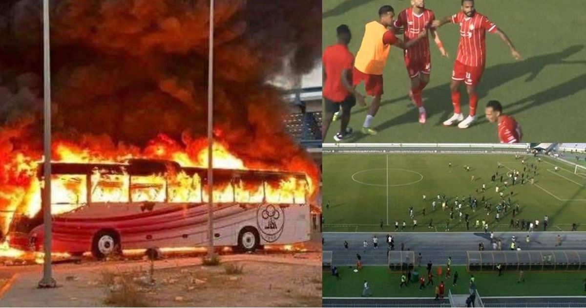 أعمال عنف خطيرة توقف مباراة الأهلي والاتحاد بليبيا