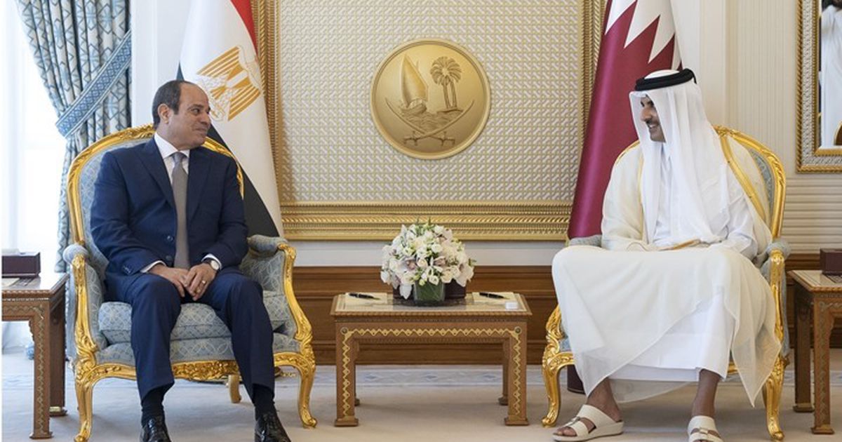 السيسي إلى الدوحة في إطار جولة خليجية.. ملف غزة على …