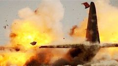 سقوط طائرة عسكرية مصرية