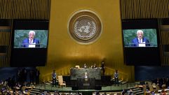 الامم المتحدة خطاب عباس - 2014 - أ ف ب