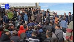 مظاهرة في جبل الزاوية - ريف إدلب - لوقف القتال بين النصر وجبهة ثوار سورية 31-10-2014