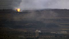 جيش الاحتلال الإسرائيلي يقصف مناطق لجيش النظام السوري في الجولان المحتل ـ أ ف ب
