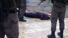 اعدام فتاة فلسطينية في الخليل 25/10/2015