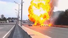 انفجار شاحنة في الأردن- أرشيفية