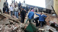 8 قتلى في انهيار بناية سكنية وسط القاهرة