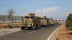 قوات تركية الى الحدود السورية - الاناضول