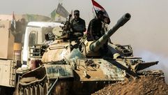 دبابة للقوات العراقية في الحويجة- جيتي