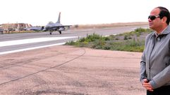 السيسي - طائرات رافال - قاعدة قرب الحدود مع ليبيا - صورة الجيش - مصر
