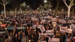 مظاهرات في برشلونة- جيتي