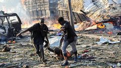 تفجير شاحنة في الصومال - أ ف ب