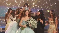 مايا رعيدي تتوج ملكة لجمال لبنان للعام 2018 في ختام حفل أقيم في بيروت في 30 أيلول/سبتمبر 2018 رعيدي 