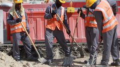 العمال في قطر- جيتي