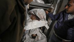 غزة طفل شهيد الاناضول