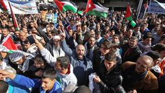 محتجون أردنيون ضد قرار ترامب الاعتراف بالقدس عاصمة إسرائيل - جيتي