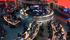 غرفة أخبار الجزيرة في الدوحة - جيتي