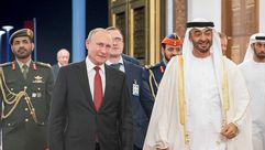 بوتين الإمارات ولي عهد أبو ظبي بن زايد