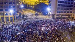لبنان بيروت مظاهرات احتجاج ضد ضرائب على تويتر
