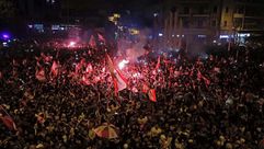 تظاهرات لبنان احتجاجات اللبنانيين في طرابلس - جيتي