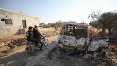 مكان غارة استهداف البغدادي بسوريا- جيتي