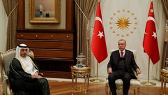اردوغان ورئيس مجلس الوزراء القطري- الأناضول