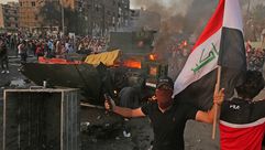 العراق بغداد احتجاحات تظاهرات جيتي