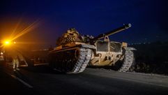 الجيش  تركيا  دبابة  المنطقة الآمنة  سوريا  قسد- جيتي