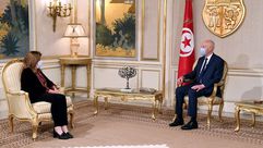 تونس سعيد يلتقي رئيسة بعثة الأمم المتحدة للدعم في ليبيا بالنيابة السيدة ستيفاني وليامز