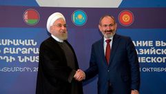 روحاني ورئيس وزراء أرمينيا- جيتي