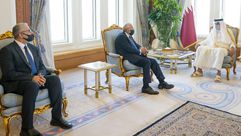 أمير قطر وزير داخلية وخارجية ليبيا- قنا