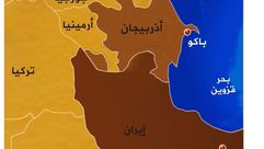 ايران اذربيجان خريطة