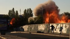 قصف كييف- جيتي