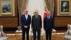 غانتس وأردوغان- الأناضول