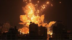 الصحفيين قصف غزة- جيتي