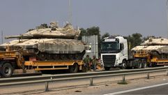 دبابات سلاح قوات اسرائيلية تضد غزة- جيتي