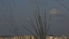 غزة صواريخ المقاومة القسام- الاناضول