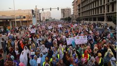 مسيرة في نواكشوط دعما لفلسطين.. (وكالة الأنباء الموريتانية)