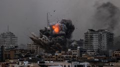 غزة   قصف    الأناضول