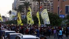 طلاب جامعة الأزهر يتظاهرون ضد الانقلاب العسكري - الأناضول
