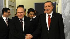 اردوغان بوتين تركيا روسيا - الاناضول