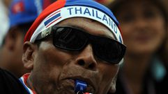 محتج في تايلند - الفرنسية