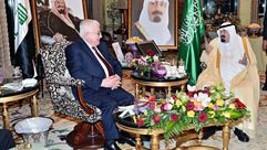 لقاء الملك السعودي مع الرئيس فؤاد معصوم
