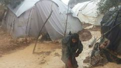 مخيم أطمة - لاجئين سوريين - قرب الحدود التركية 28-11-2014