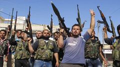 مقاتلون من الجبهة الإسلامية في مارع - مركز حلب الإعلامي