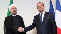 هولاند روحاني فرنسا إيران - أرشيفية