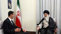 المرشد الإيراني خامنئي ورئيس النظام السوري بشار الأسد ـ أرشيفية