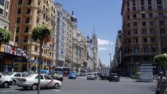 الشوارع في مدريد - أرشيفية