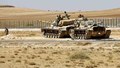 دبابات تركية على الحدود العراقية
